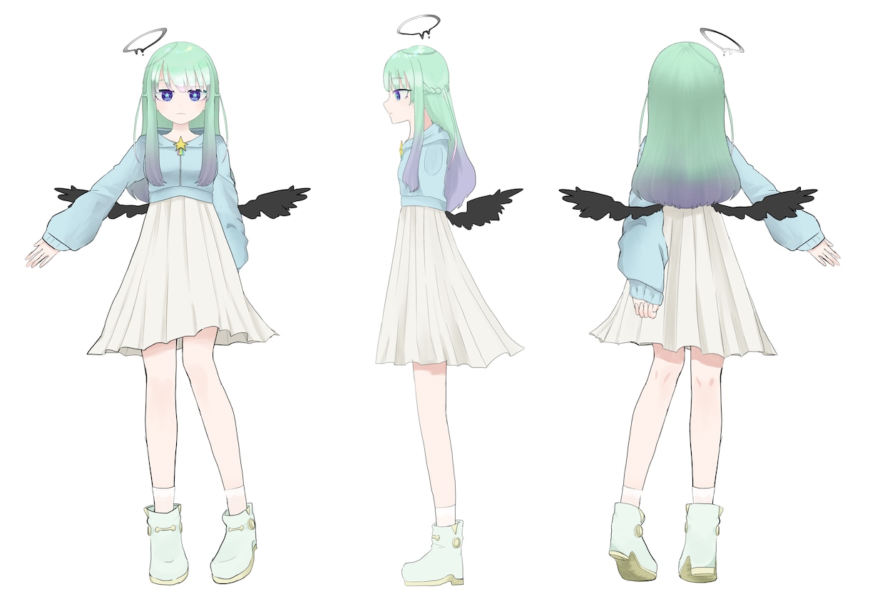 1から！Vtuver向けLive2Dモデル作ります キャラデザから動き付けまで！お見積もり･ご相談だけでもOK イメージ2
