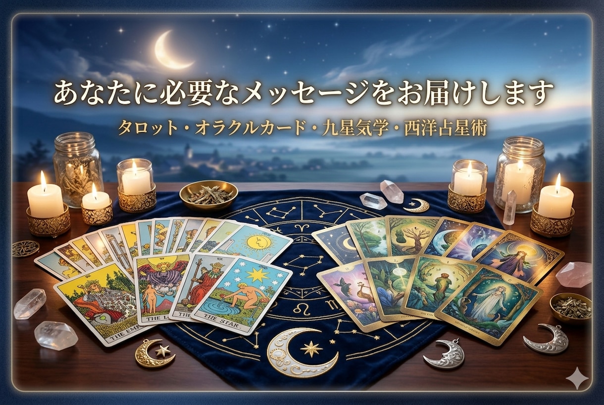 あなたの本音と未来を丁寧に読み解きます どうしたらいい？」を一緒に見つける鑑定です イメージ1