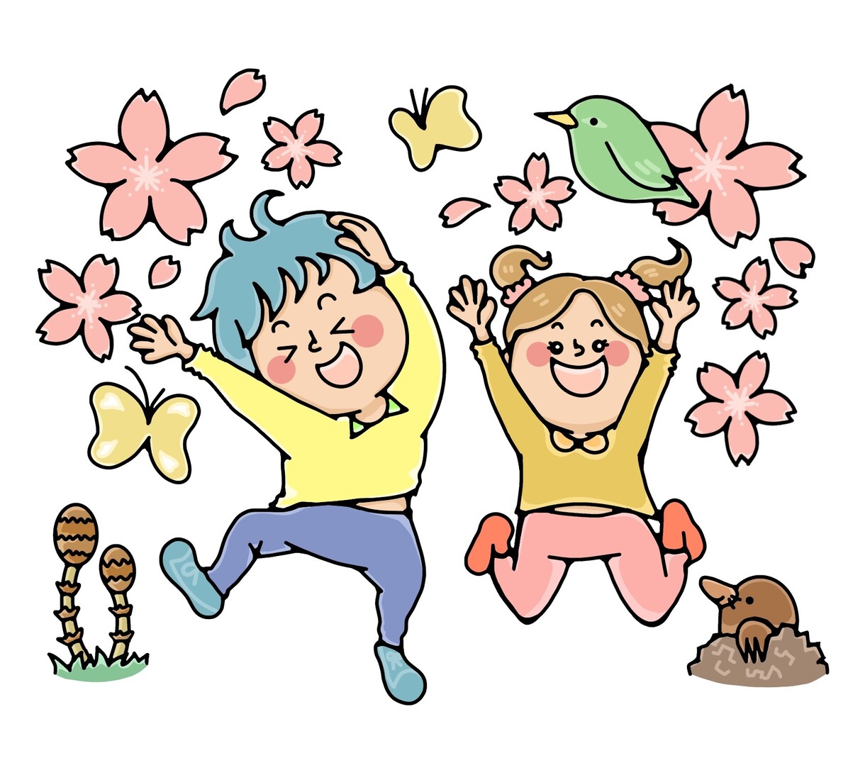 園や学校向けイラスト描きます 商用利用OK！ポップでカラフルな可愛いイラスト！ イメージ4