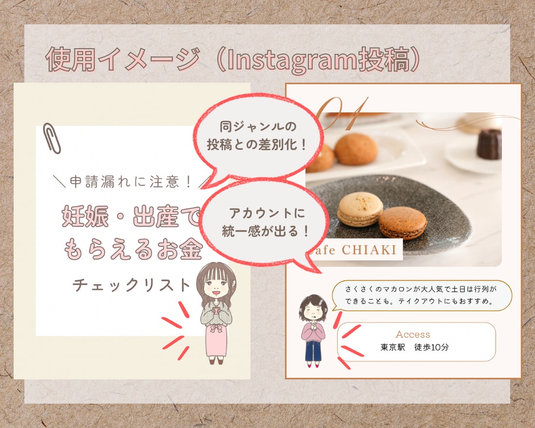 商用利用OK！ほっこりかわいいミニキャラ描きます 美大卒、起業経験ありのイラストレーターが理想をカタチに♪ イメージ7
