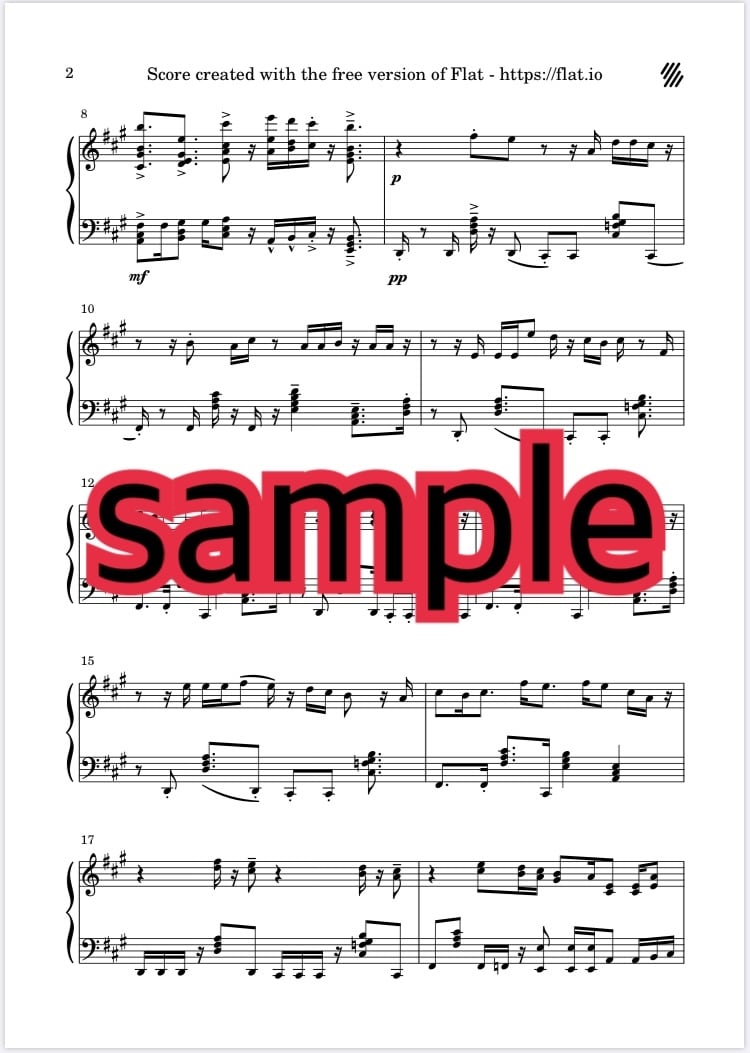 初心者ピアノ楽譜、どんな曲でも制作します 「おうち時間」を活用して、ピアノ初めてみませんか？ イメージ2