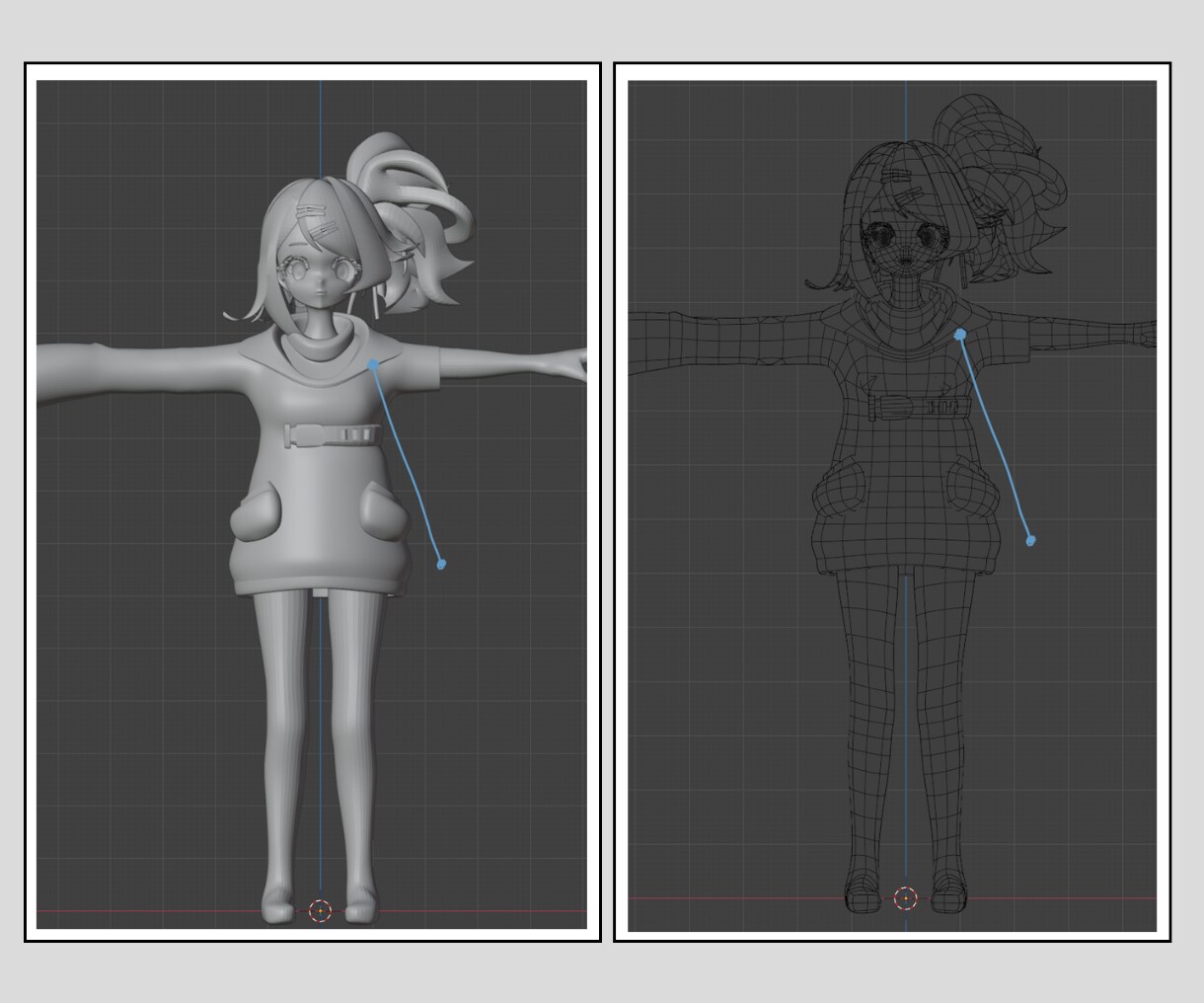 Vtuber向けオリジナル3Dモデル制作いたします 企業クオリティなキャラデザ～3Dモデリング・セットアップまで イメージ5
