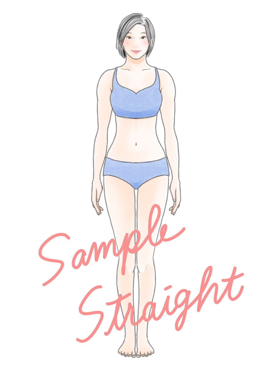 骨格診断用イラスト販売します 骨格診断アナリスト様向け。既存イラストでは物足りない方に イメージ4