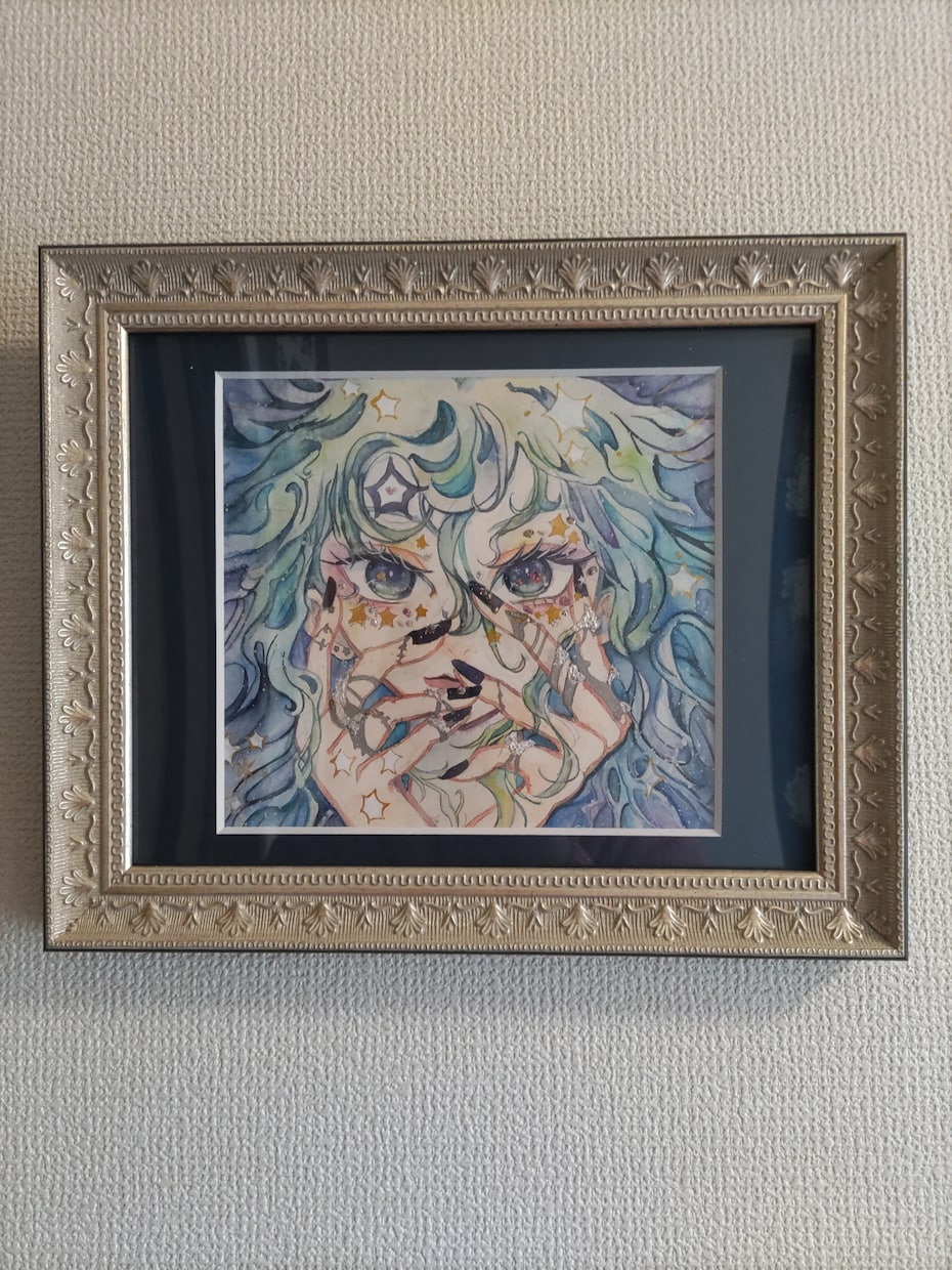 ハガキ大からA4サイズまでイラスト描きます 鮮やかな透明水彩絵の具で世界で一枚のアート作品を イメージ8