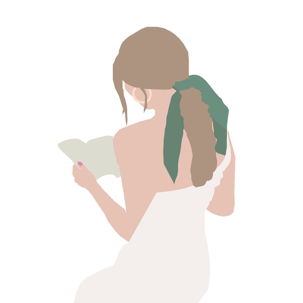 シンプルなフラットデザインの女の子イラストかきます 海外の女の子のようなシンプルかつ洗練されたイラスト イメージ6