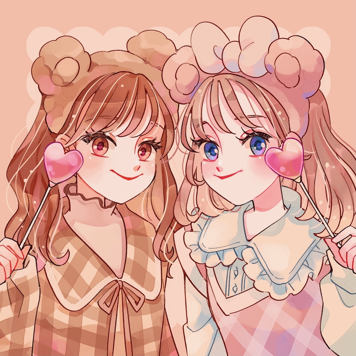 可愛い衣装を着た女の子描きます ●アイコン、似顔絵、イメージイラスト、オリキャラなど イメージ4