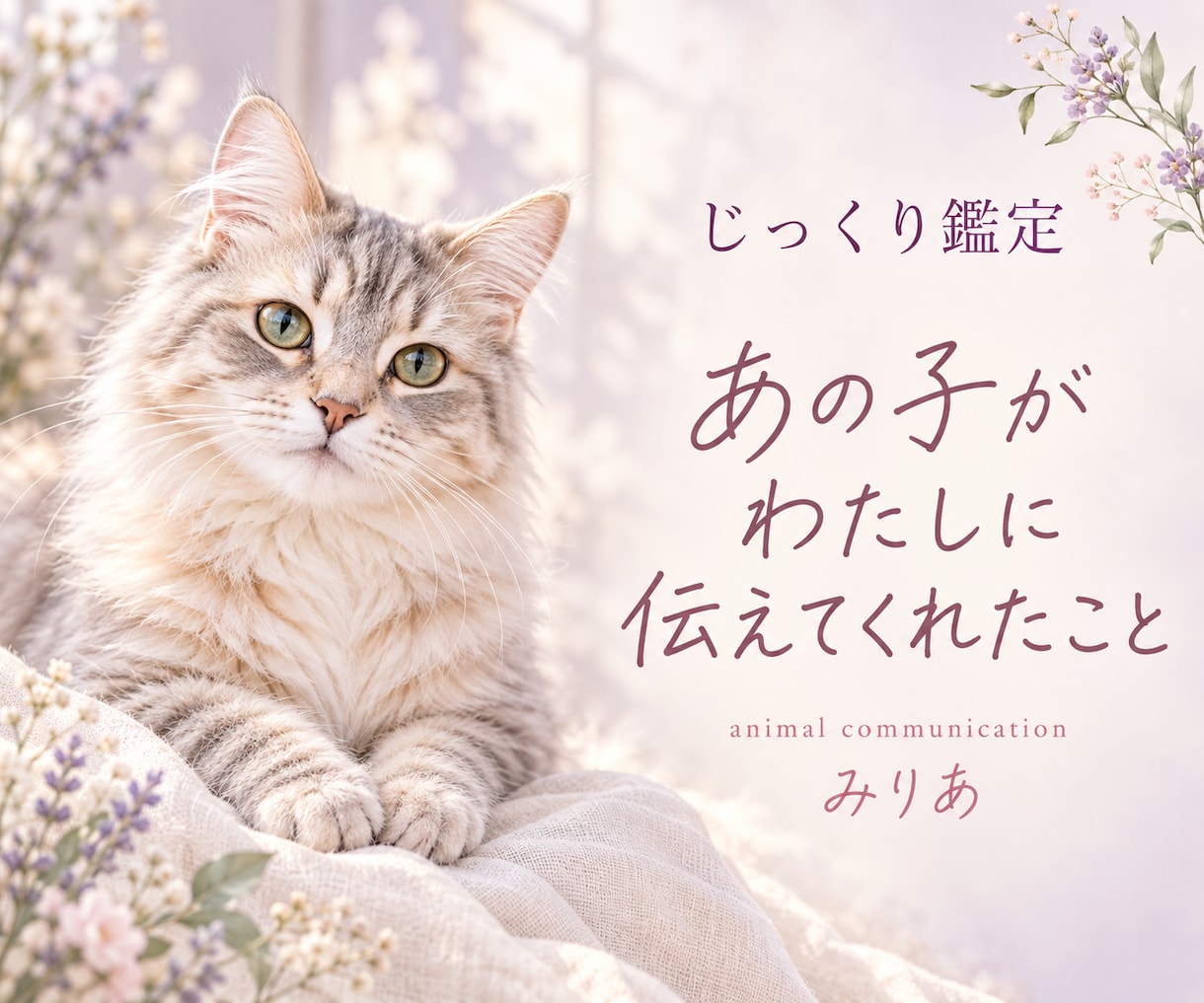 大切なあの子とあなたの心をつなぎます じっくり版☆言葉にならないあの子の想いをあなたの心へ届けます イメージ1