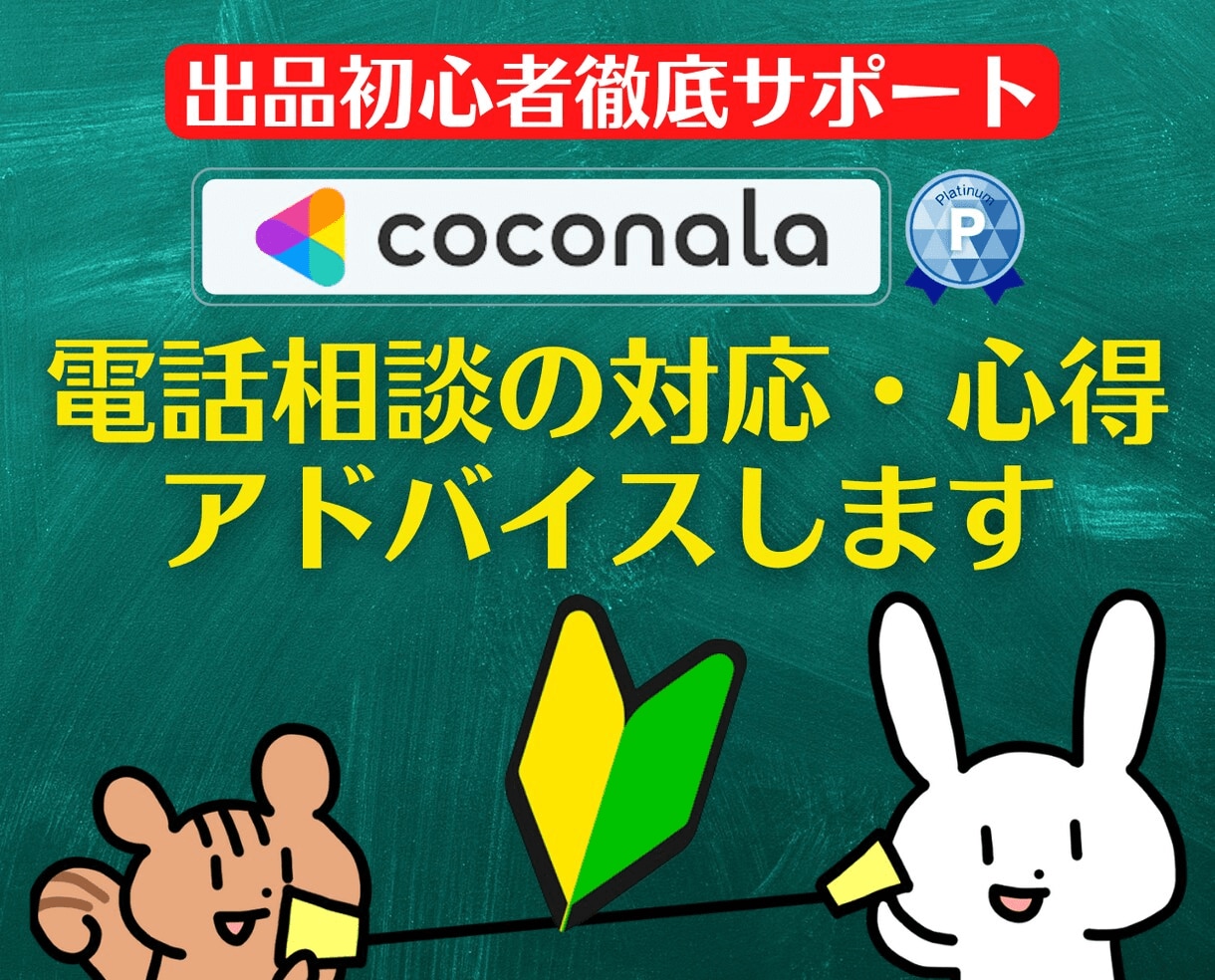 出品者様向け⭐️ココナラ電話相談の悩み即解決します 実績6000件超❗登録34日でプラチナ❗初心者にも丁寧に解説 イメージ2