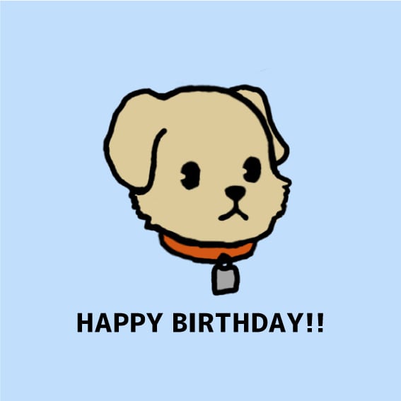 ポップでかわいいイラストで犬の似顔絵お描きします SNSアイコンや印刷してポスターなどにも。 イメージ2