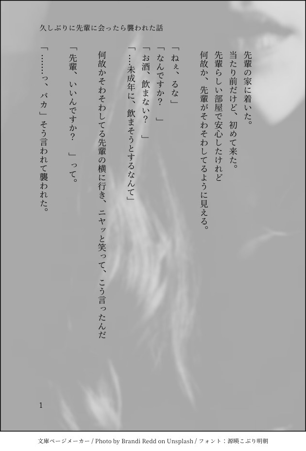 妄想を文字にしたい方！そんな方に小説を書きます あなたが望む理想を提供します！ イメージ1