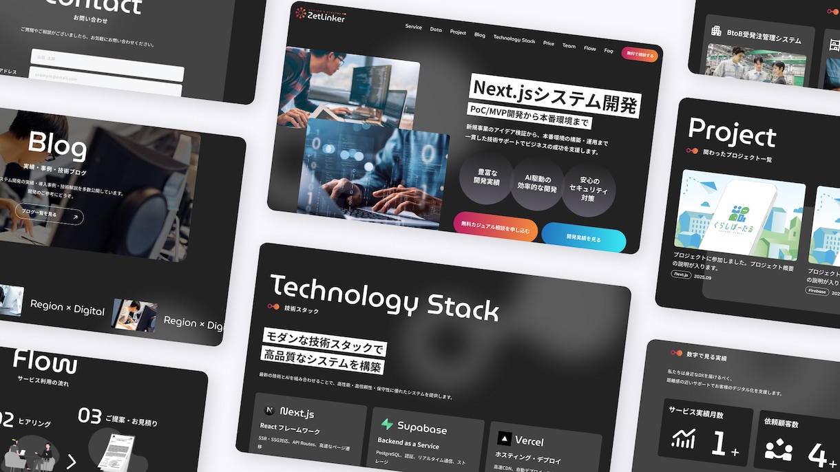 デザインにはこだわりたい！今風のサイトを作成します 現役プロのデザイナーが洗練されたWEBデザインを作成します イメージ5