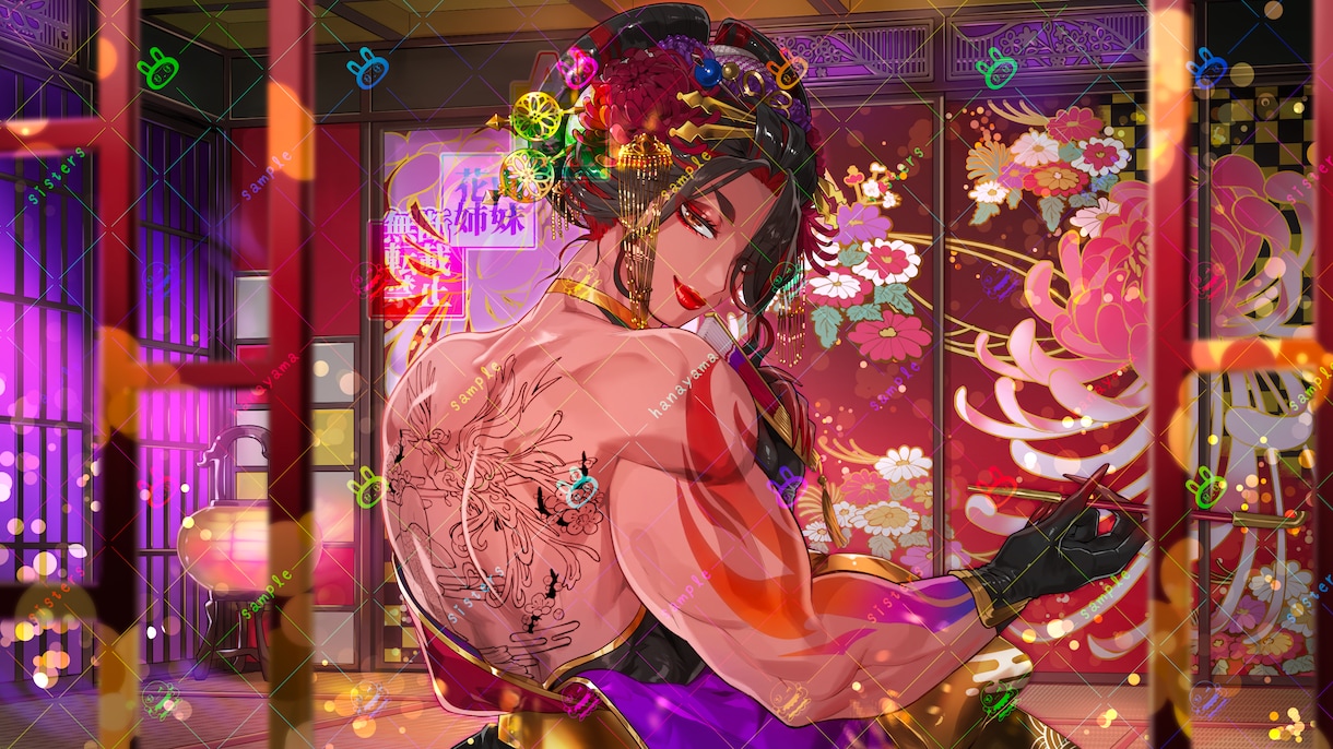 一枚絵・配信イラスト描きます 世界観までこだわった、あなただけの一枚を制作します✨ イメージ7