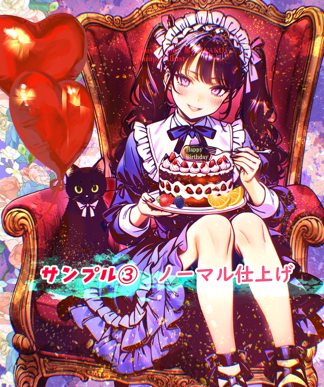 商用＆二次利用、無料⭐️１０日内納品でお描きします 元ゲーム会社勤務❤️手描き感のある鮮やかな絵で個性をだします イメージ4