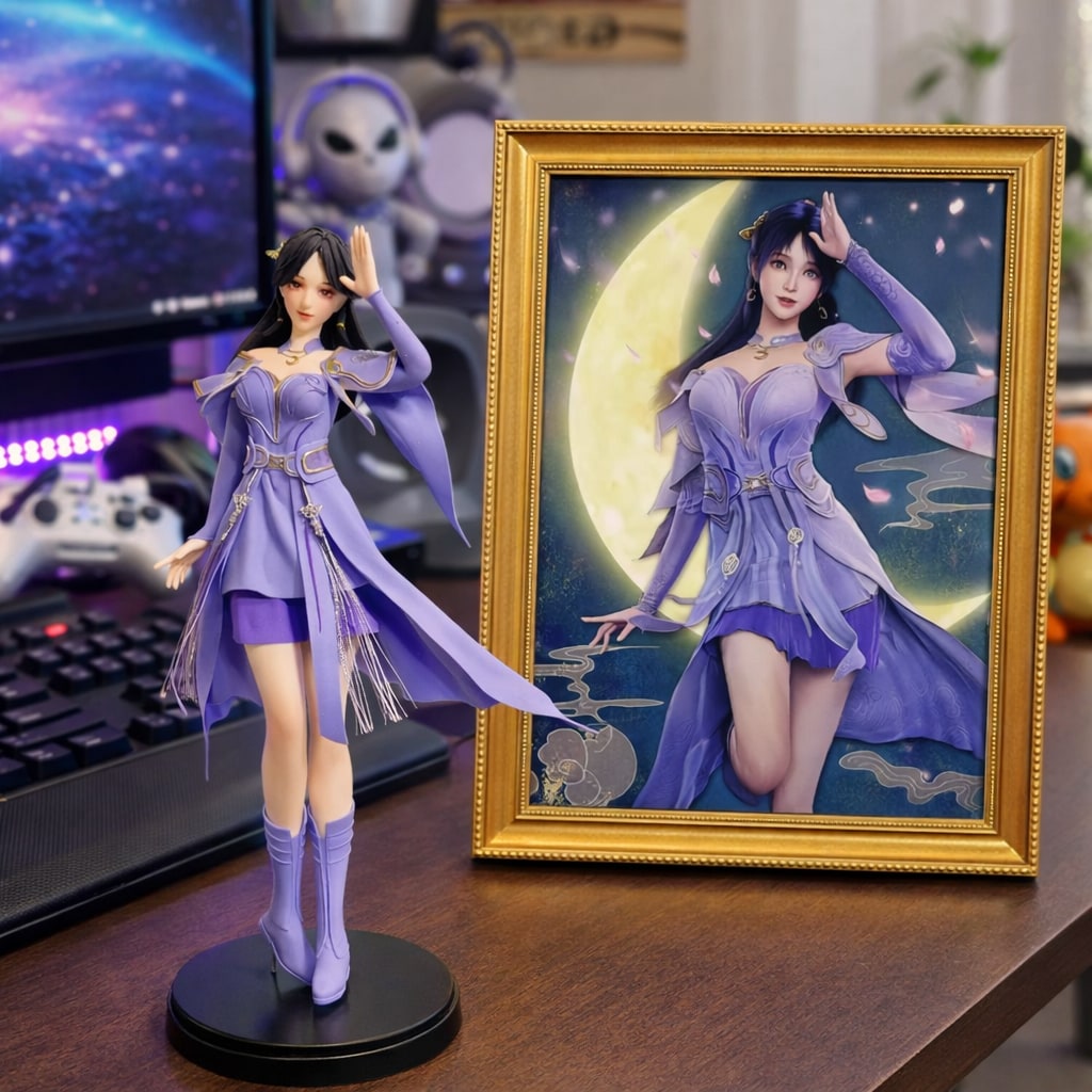 VTuber・オリキャラを3Dフィギュア制作｜ます 完全オーダーメイド手作業造形サービス イメージ5