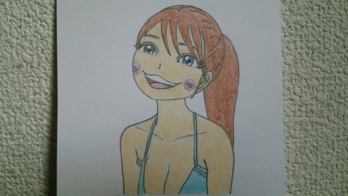 似顔絵をシャーペンと色鉛筆で描きます 主にシンプルなアナログイラストを描いています♪ イメージ8