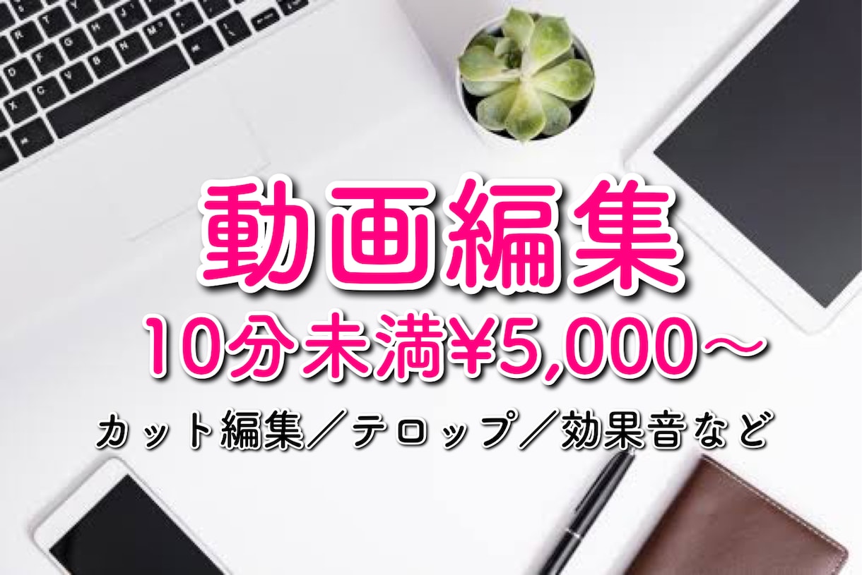動画編集（カット・テロップ・BGM挿入等）承ります YouTuberさん大歓迎！ビジネス系エンタメ系などに対応 イメージ1