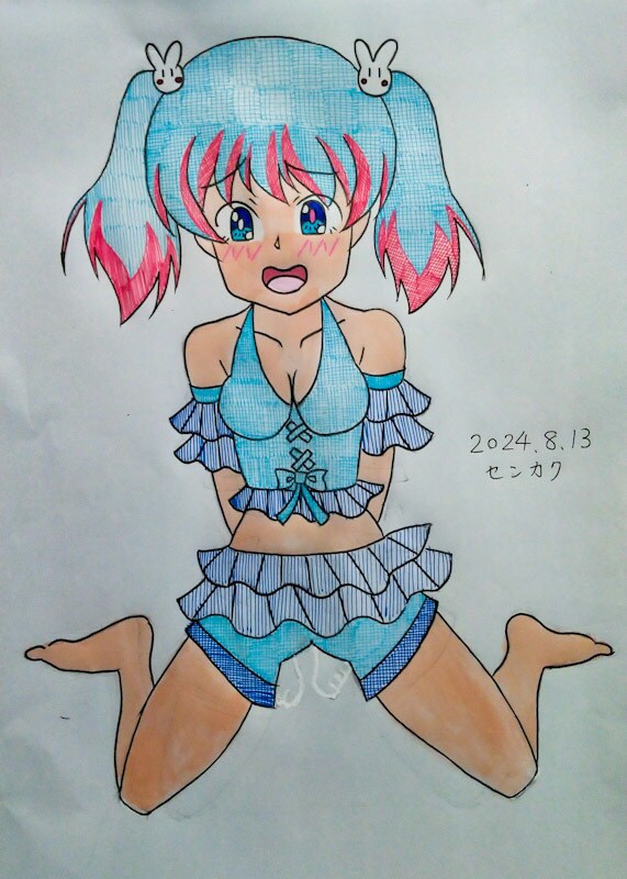 A4でアナログのオリジナルイラストを描きます アナログのオリジナルイラストなら線描く書房がオススメ イメージ3