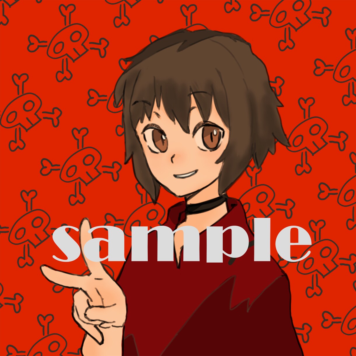 幅広い絵柄に対応◆イラスト・アイコンお描きします SNS用、ブログ用、プレゼント用など◆お気軽にご相談ください イメージ7