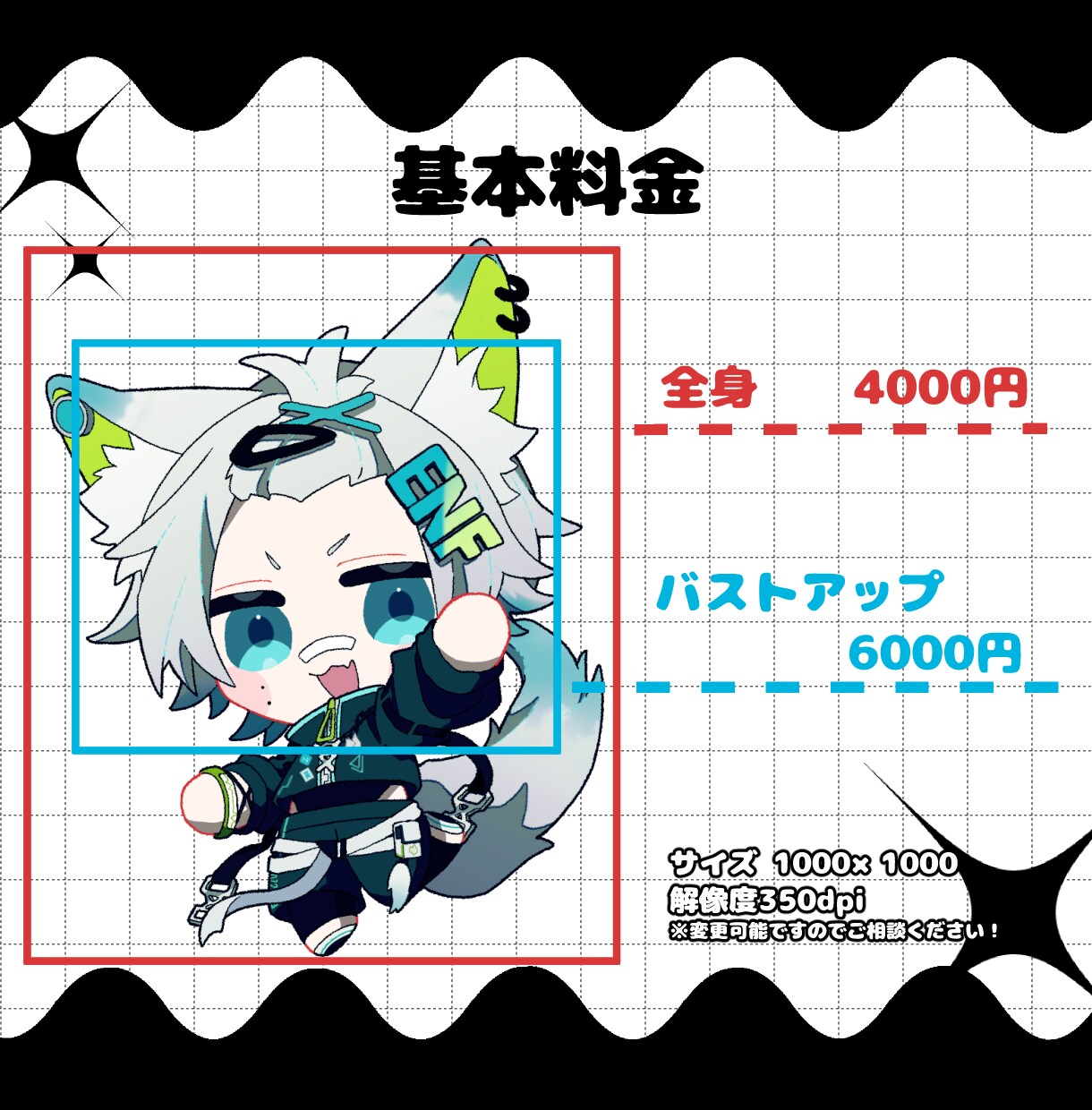 ゆるぽちゃ！2頭身なデフォルメ/SDキャラ描きます アイコン、動画素材、グッズ、スタンプ等幅広く対応します！ イメージ2