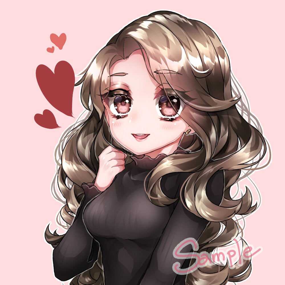 可愛いアイコンイラスト描かせて頂きます SNSのアイコン等にお使いください。 イメージ1