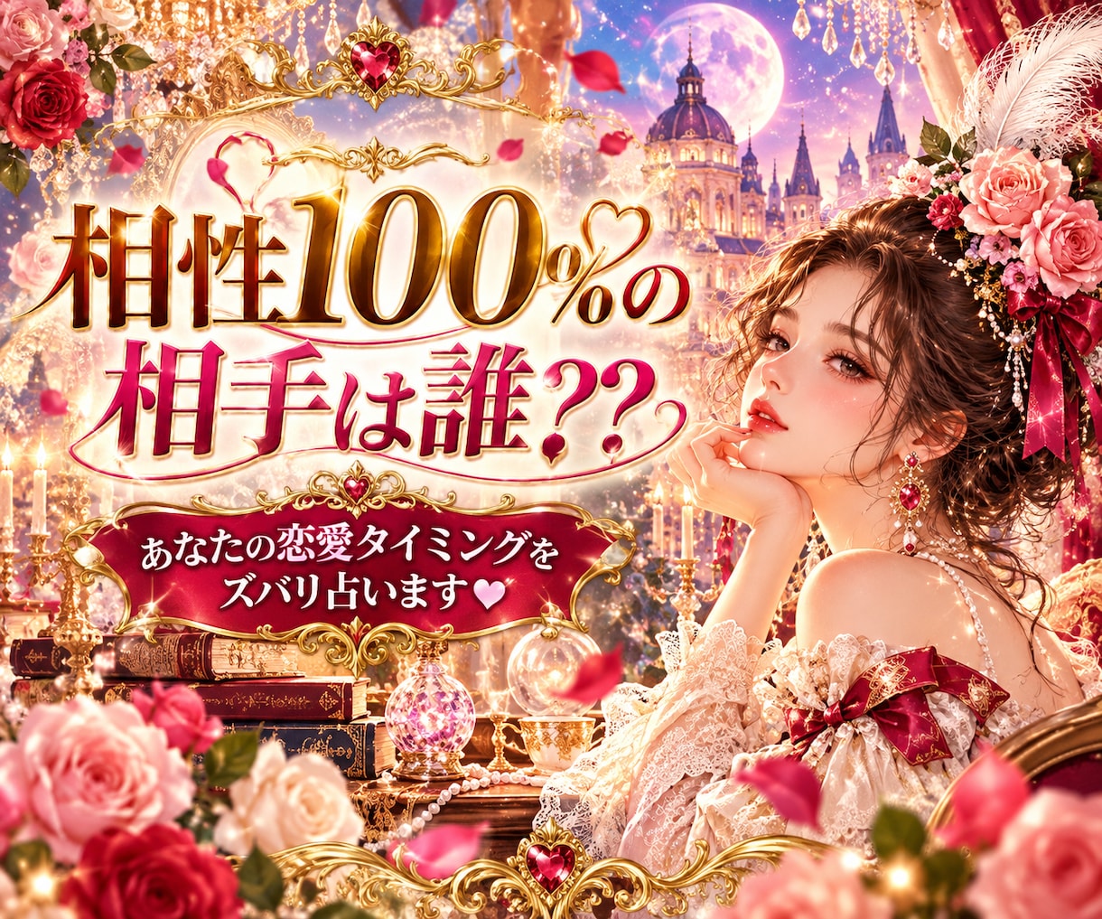 お相手との相性！ズバリ占います 愛される魔法の言葉、伝授致します♡ イメージ1