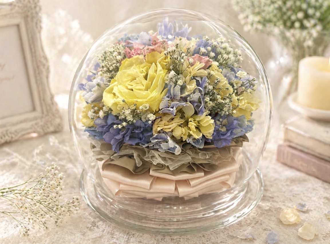 ウェディングブーケを思い出に残します 思い出のお花をメモリアル商品に残し形にしてみませんか？ イメージ10