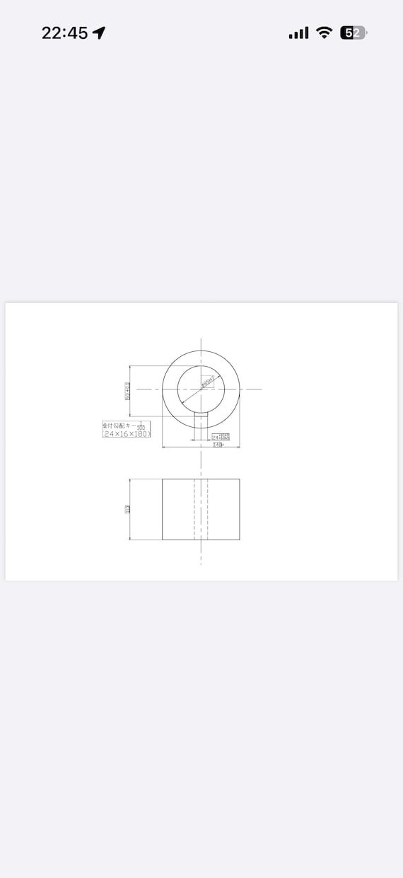 手書き図・写真から2D CAD図面を作成します 機械部品・製缶品の2D CAD図面を作成します イメージ3