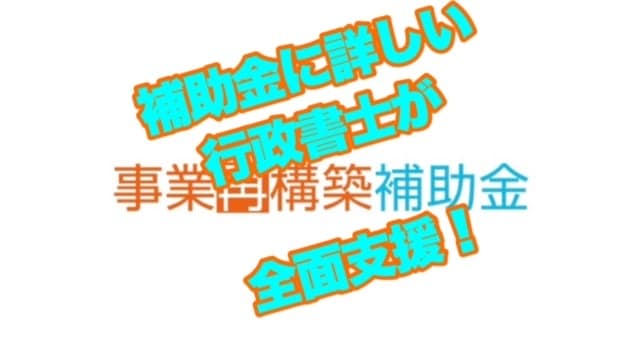 事業再構築補助金の事業計画書の作成支援します 補助金業務に実績豊富な行政書士が事業再構築補助金もサポート イメージ1