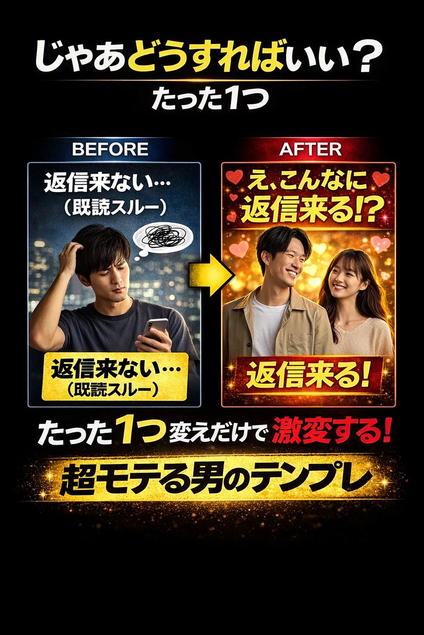 返信こない原因、全部直します｜女性目線で添削ます 9割の男がやってるNG、直します イメージ5