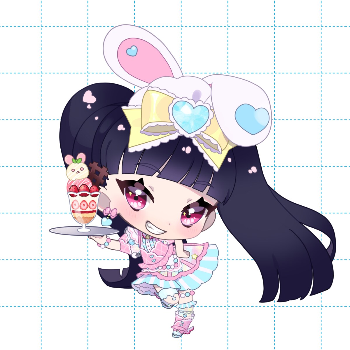 かわいいデフォルメ・ミニキャラのイラスト描きます グッズ、アイコン等自由に使える可愛いイラストです イメージ1