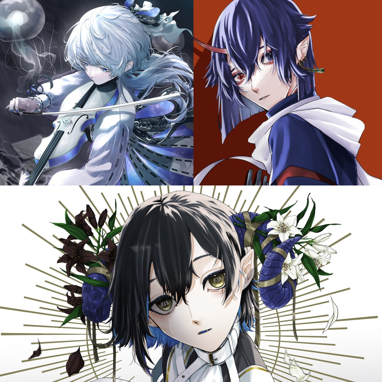 商用利用可！一枚絵を制作致します オリジナル楽曲のMV、動画配信等で使える1枚絵の制作 イメージ4