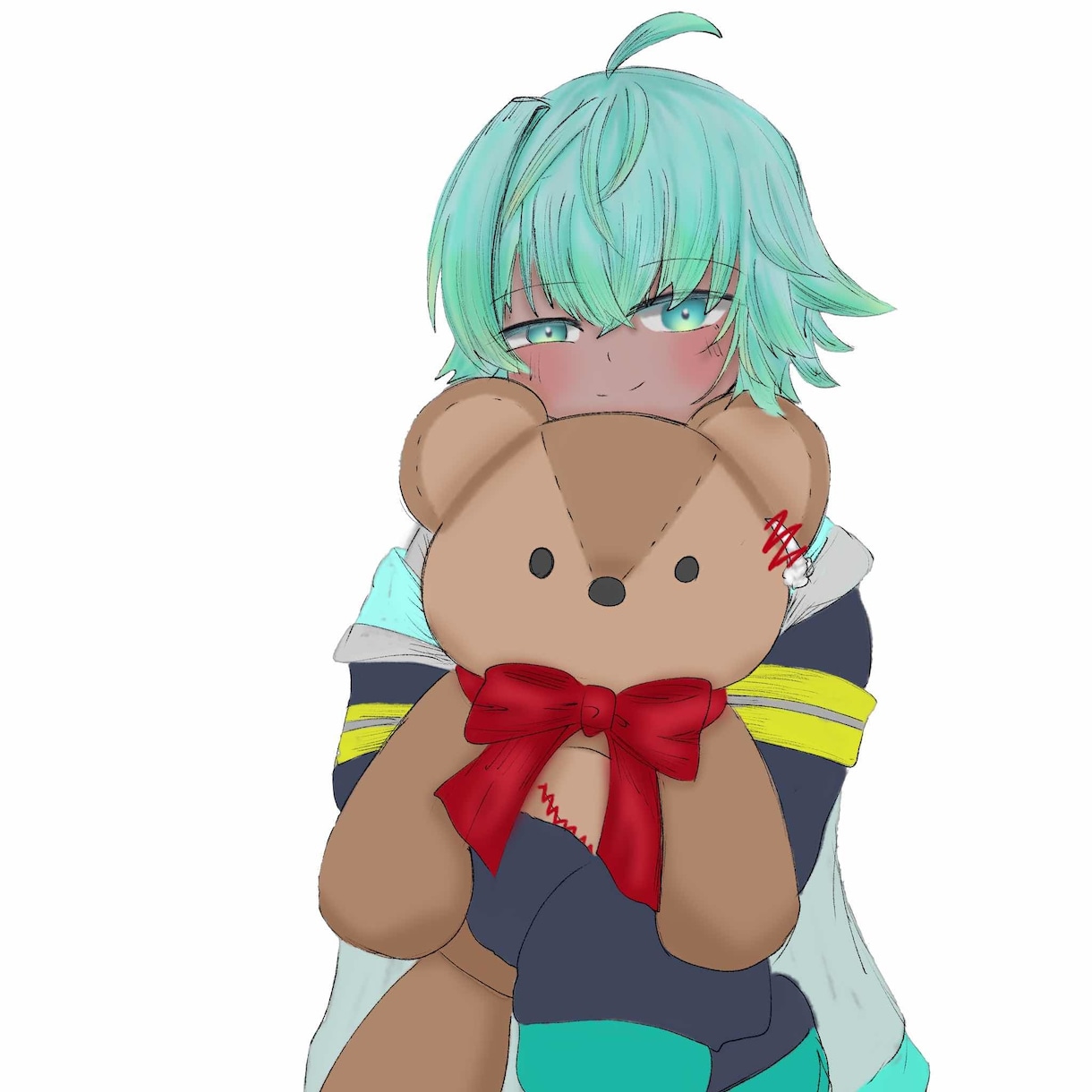 サムネなどに使える簡単イラスト描きます ザカザカとした線の多いイラストです！ イメージ2