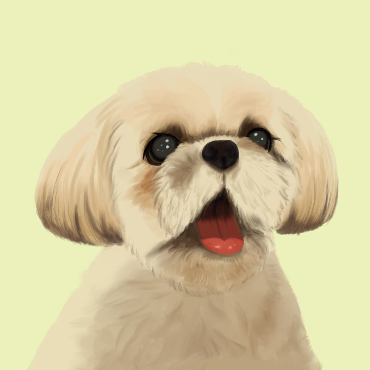 かわいい動物イラスト描きます ほのぼのタッチ、柔らかい色合いのリアルな似顔絵！ イメージ1