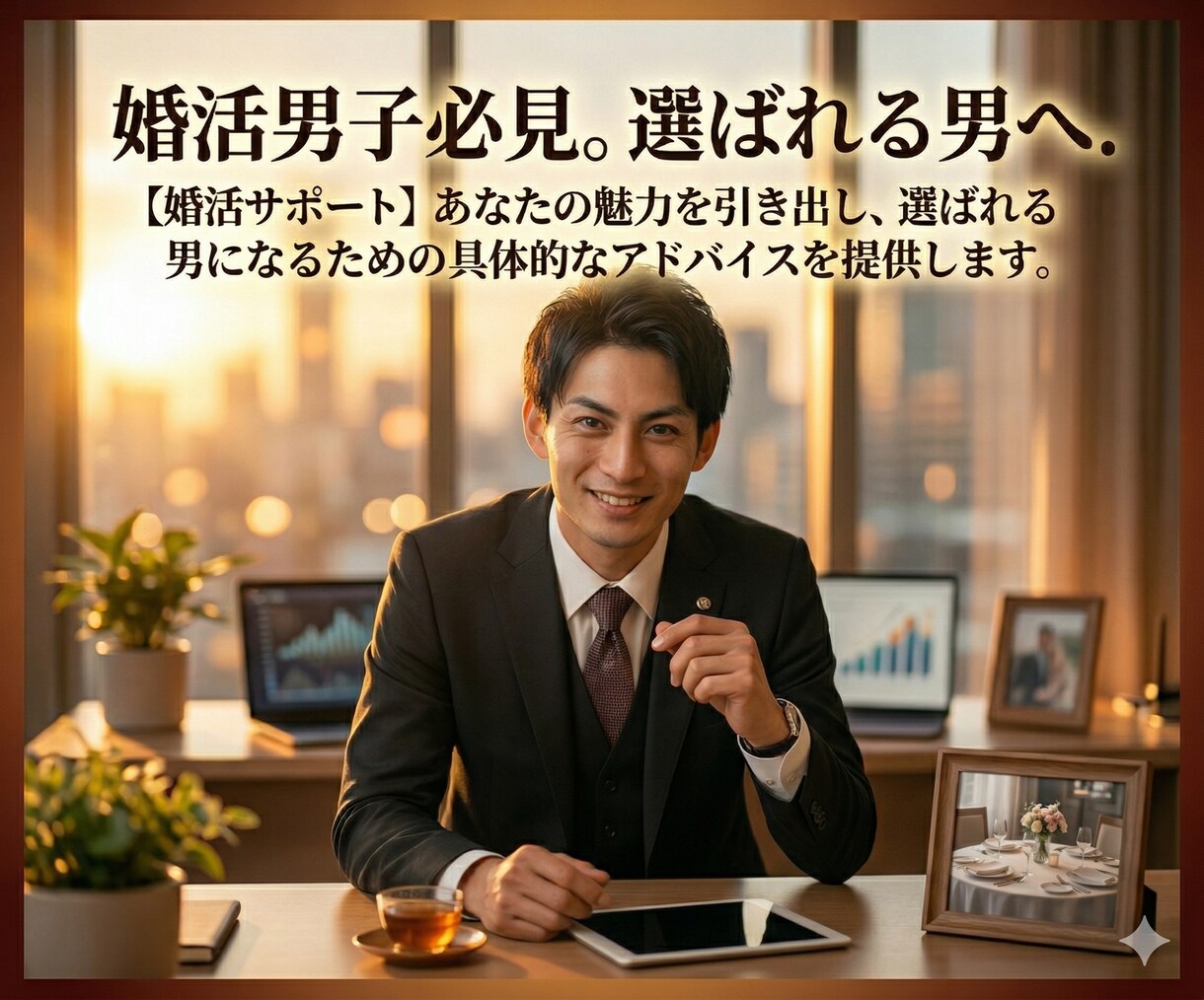 婚活男子必見！好かれる『トーク』伝授します 第一印象で決まる！現役営業マンが教える「選ばれる男」の作り方 イメージ1