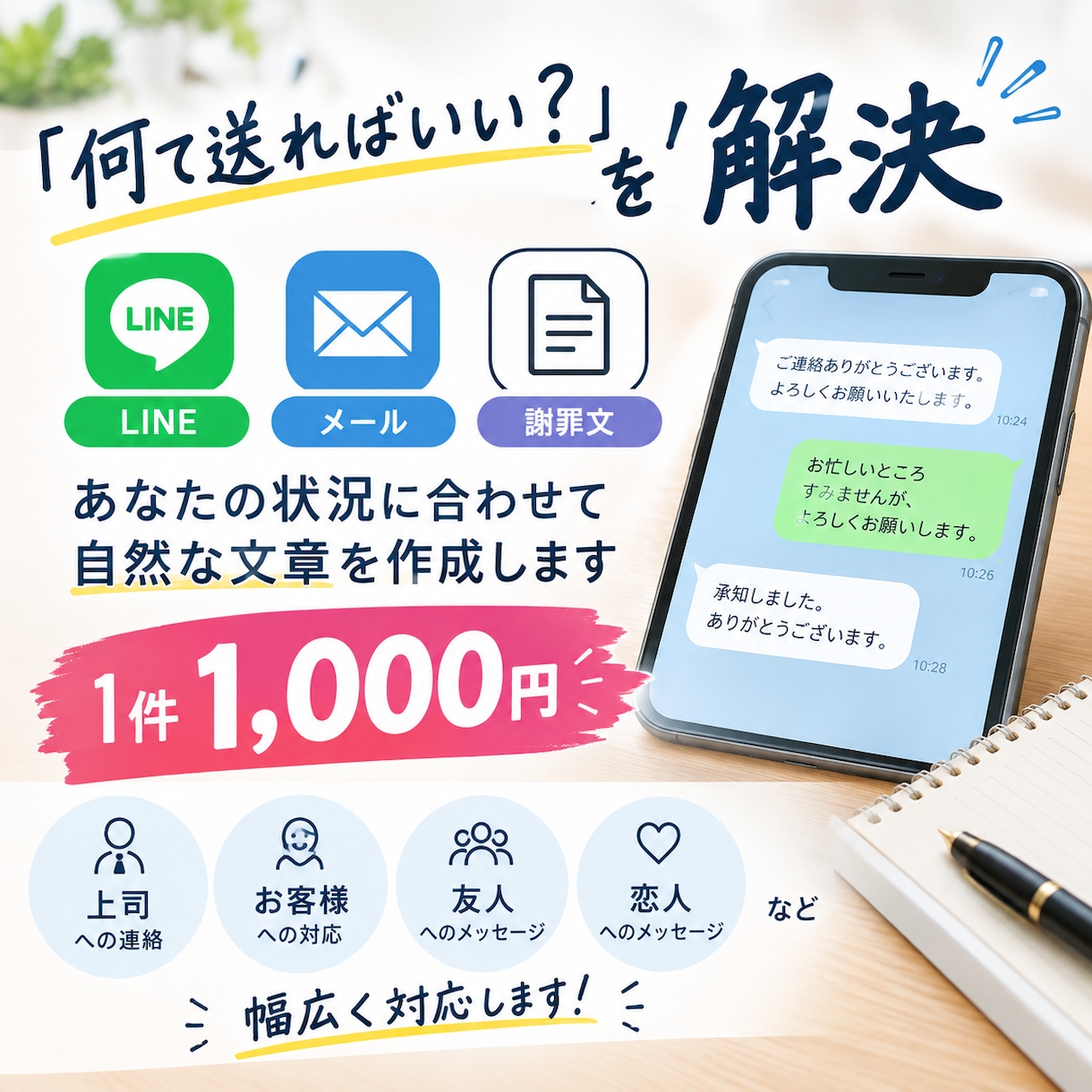 どんなお話でもお聞きします あなたのお悩みや相談相手に！いつでもどうぞ！ イメージ1