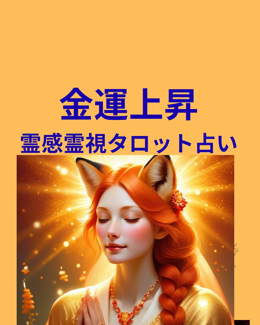 あなたの金運を霊視鑑定し、ヒーリングで財運上げます ★金運上昇★投資&副業★起業★霊感霊視タロット★ヒーリング★ イメージ1