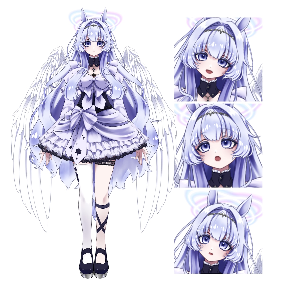 配信用アバターやVTuberの立ち絵作成いたします 雰囲気や世界観を重視した立ち絵を作成します。 イメージ3