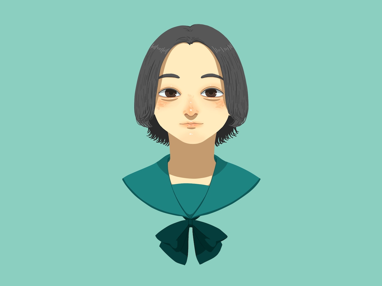 リアルだけどかわいくて優しい、盛れる似顔絵描きます リアルとデフォルメのいいとこ取りのイラストをアイコンに！ イメージ5