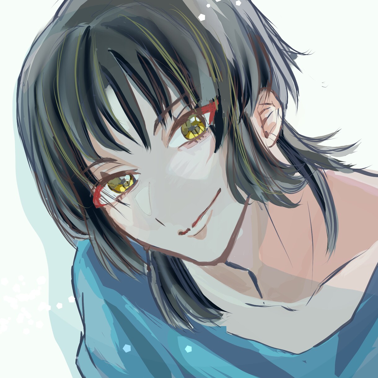 SNSアイコン用の美男子、美女、美しい絵描きます アイコン作成。あなたの描いた簡単なラフからアイコン書きます。 イメージ4