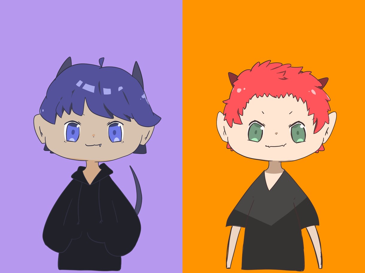 ぽっぷでかわいいアイコン用・SDイラスト作ります 3日以内に納品！シンプルアイコン用イラストをお届け！ イメージ6