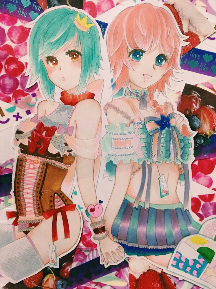 似顔絵、オリキャラ等イラストオーダー承ります SNSのヘッダーやPOP作成もお任せ下さい☆ イメージ4
