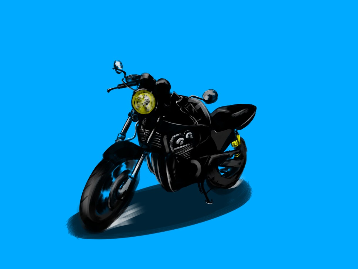 愛車のイラスト描かせていただきます 車・バイク描きますテールの光・煙追加もできます イメージ4