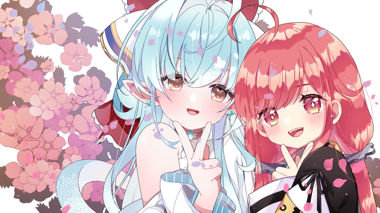サムネや記念イラストなどご希望の一枚絵描きます 素敵でご希望のイラストに仕上げます！ イメージ4