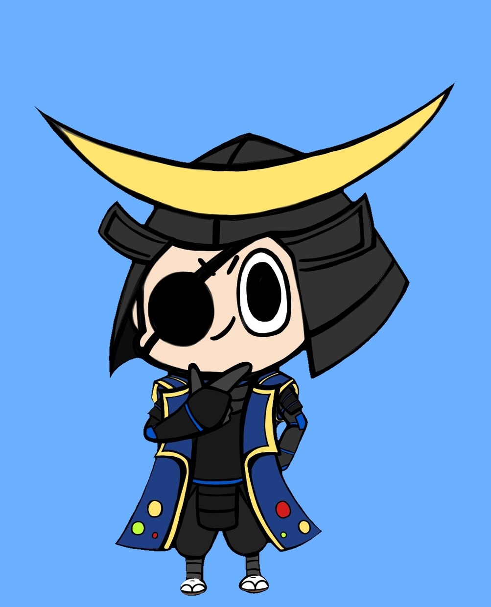 戦国武将描きます 個性的で分かりやすいミニ戦国武将 イメージ3