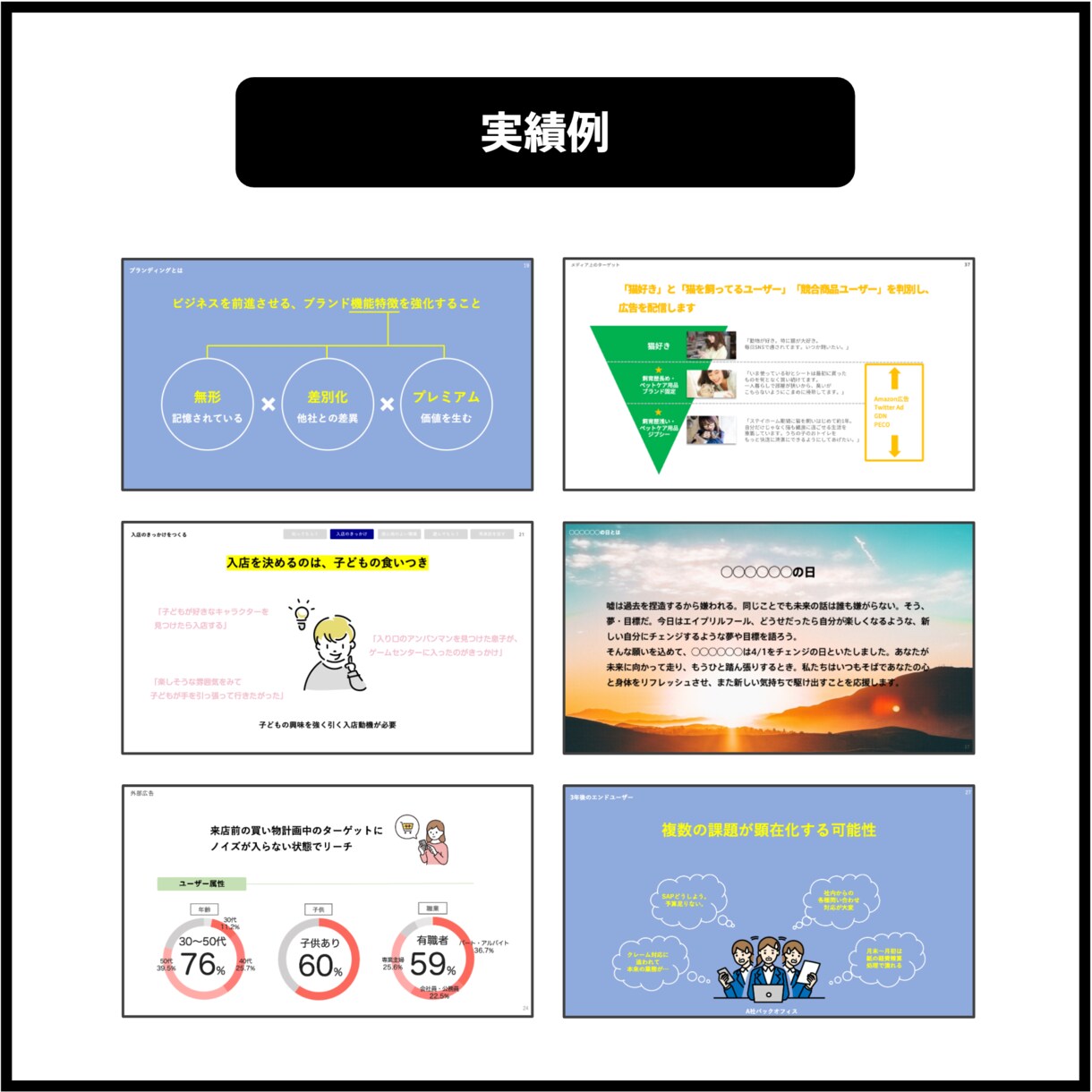 ３名限定！伝わる、相手を動かすスライドを作成します プロのプレゼンターが作成します イメージ9