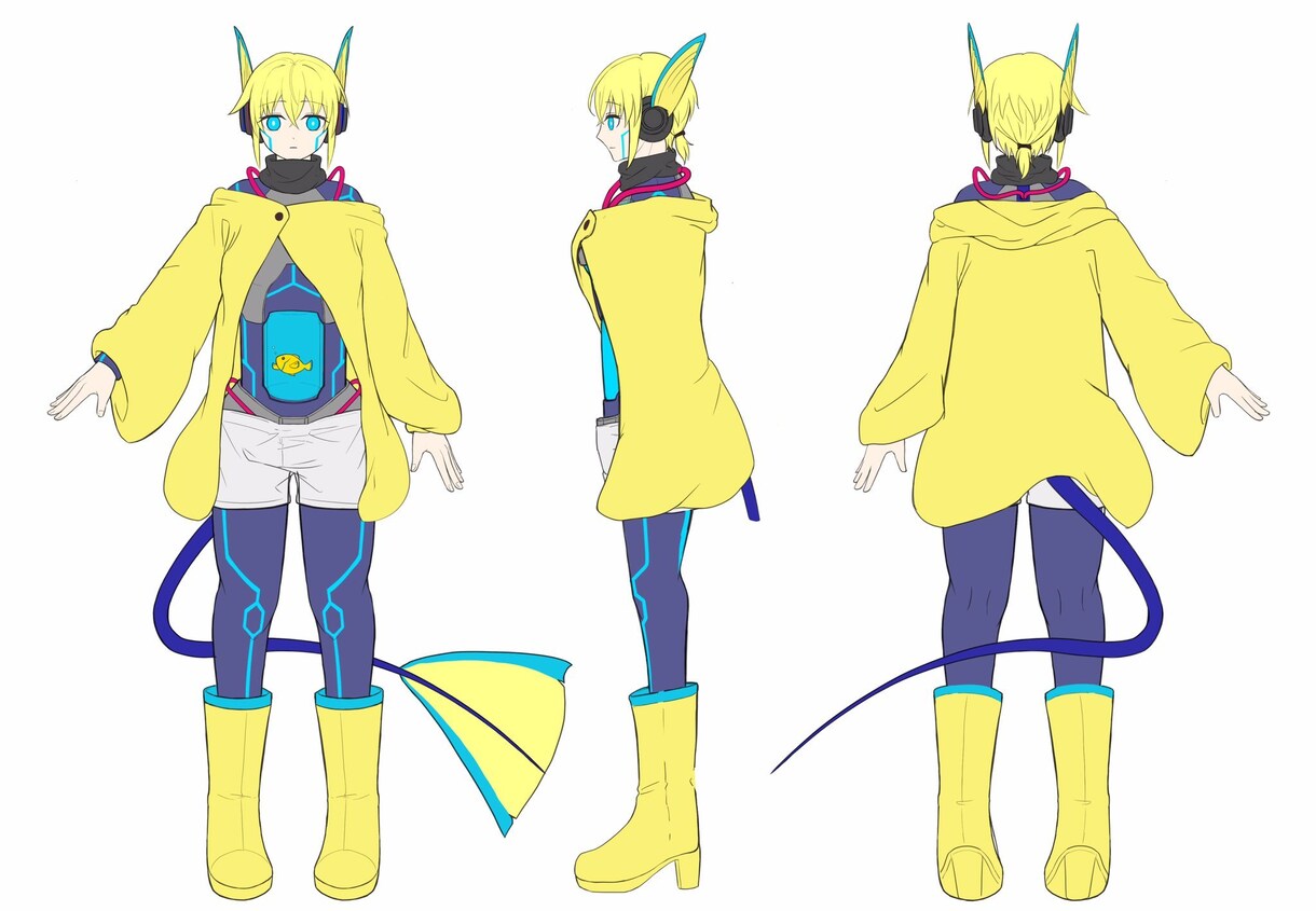 TRPG、VTuberなどの立ち絵・一枚絵描きます 3000円から発注可能。1からデザイン受け付けます。 イメージ3