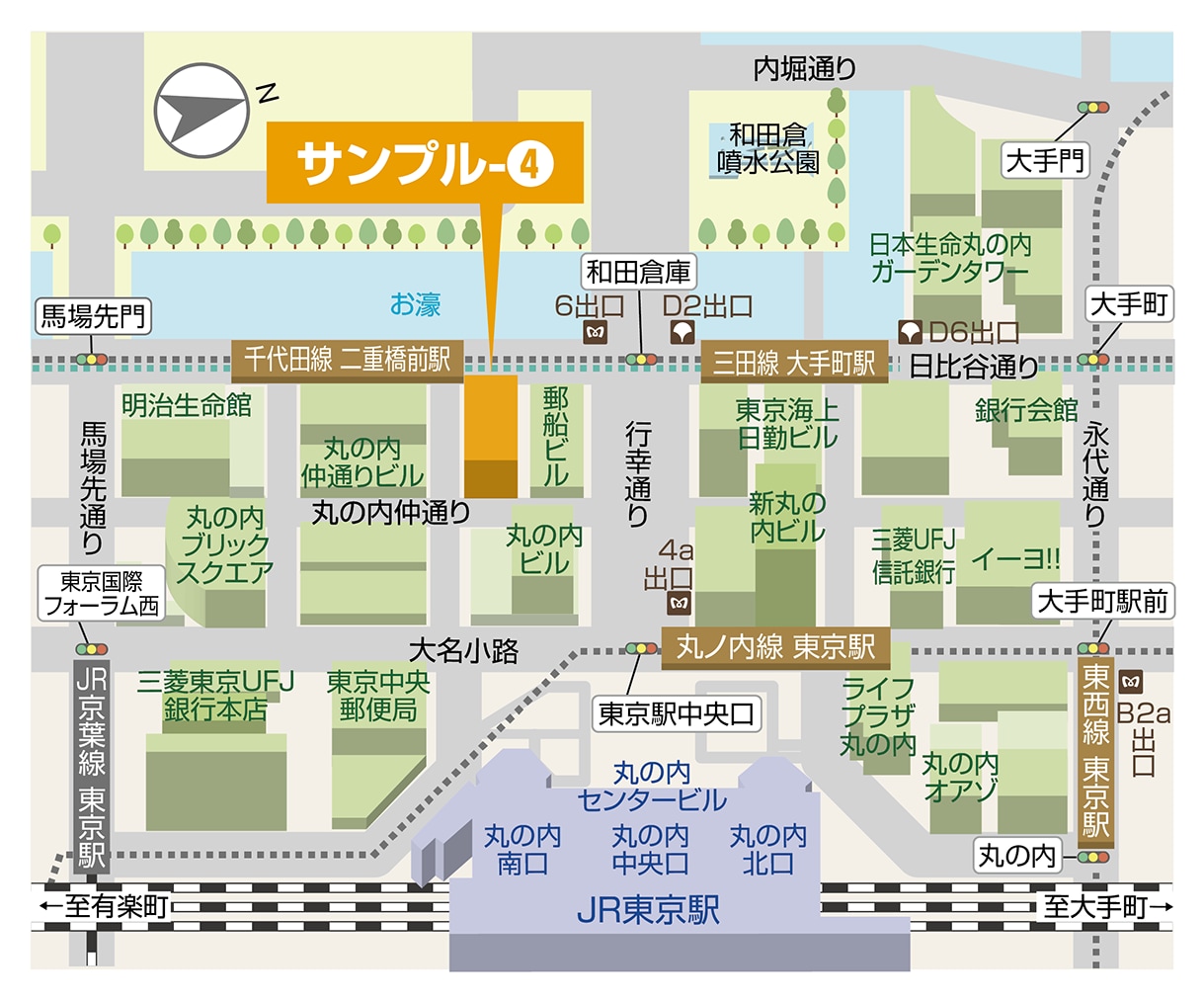 分かりやすく見やすい立体地図を作成します 3D風の立体地図を作成します! イメージ4