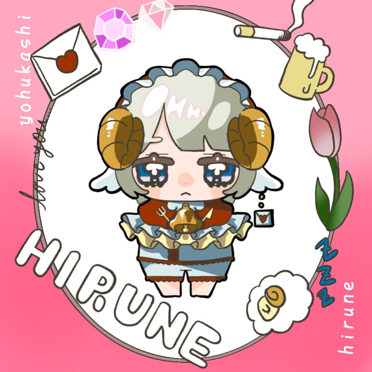 正方形シール風イラスト描きます ミニキャラと装飾を描きます。グッズ化OK！ イメージ1
