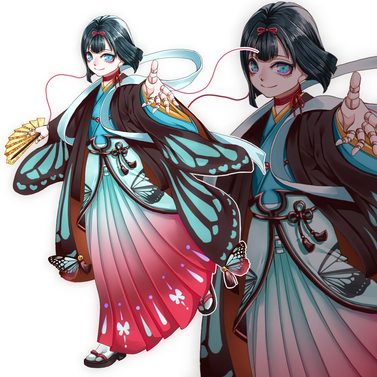 ゲームやTRPGの立ち絵お描きします オリジナル中心。オプションで三面図や表情差分も。 イメージ6
