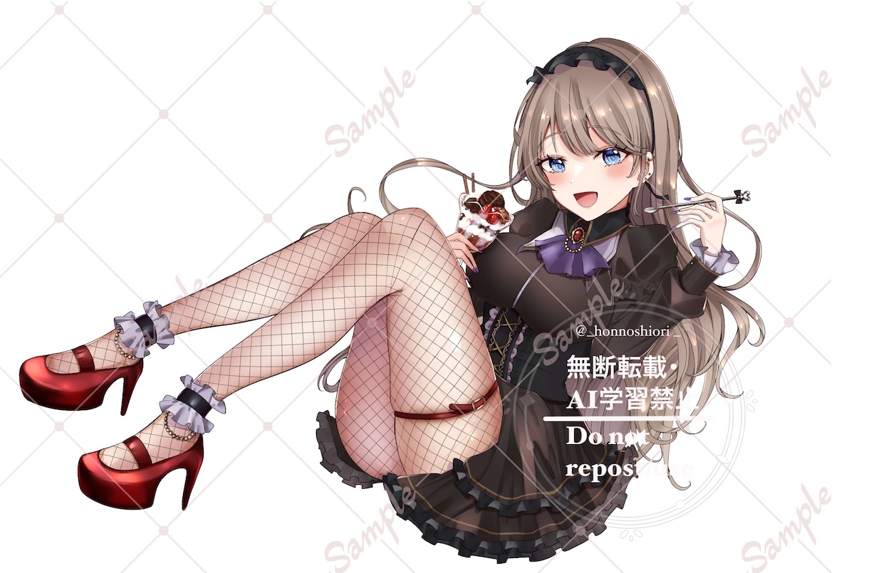 一枚絵、MVイラストなど目を惹くキャラを描きます 歌ってみた、パネル開け、記念、サムネ、特典など対応中です！！ イメージ9